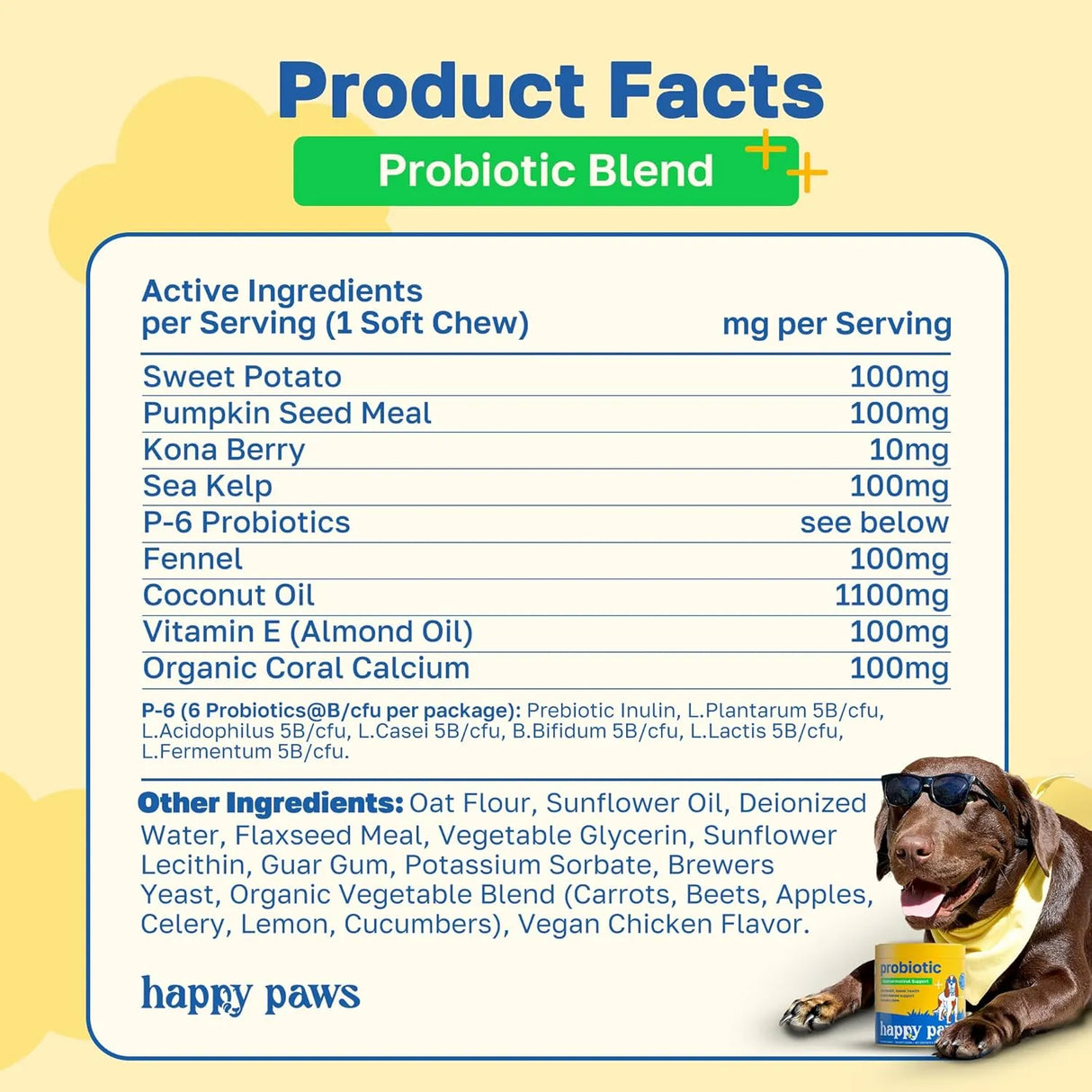 HAPPY PAWS - Happy Paws Probiotic Gut Health Support for Dogs 100 Masticables 2 Pack - The Red Vitamin MX - Probióticos Para Perros - {{ shop.shopifyCountryName }}