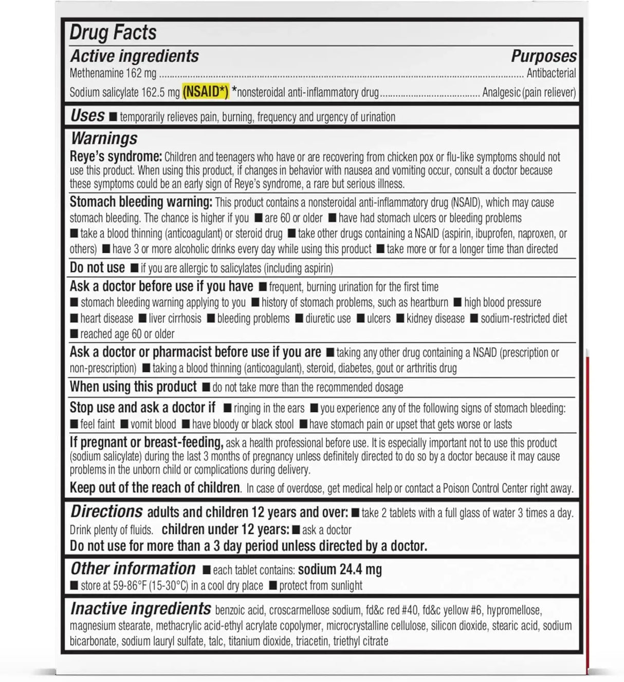 CYSTEX - Cystex Dual Action UTI Pain Relief & Prevention Tablets 48 Tabletas - The Red Vitamin MX - Suplementos Alimenticios - {{ shop.shopifyCountryName }}