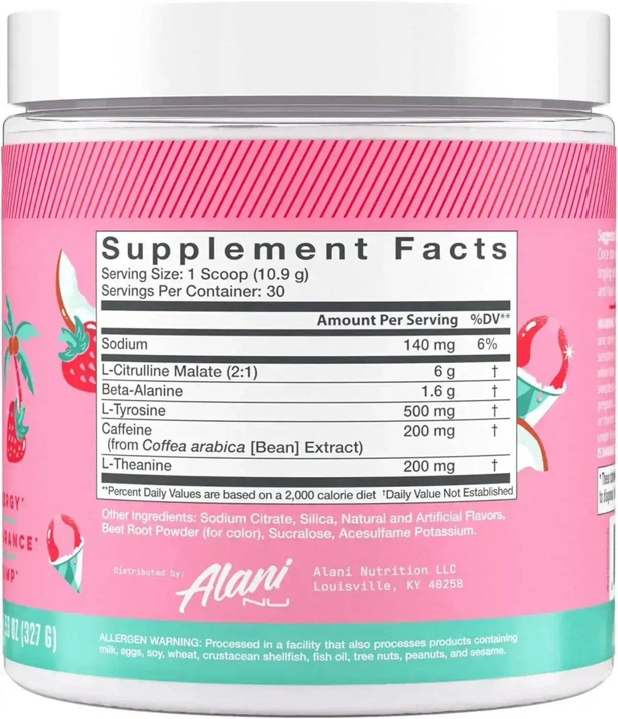 ALANI NU - Alani Nu Pre Workout Powder Hawaiian Shaved Ice 30 Servicios 255Gr. - The Red Vitamin MX - Suplementos Alimenticios - {{ shop.shopifyCountryName }}