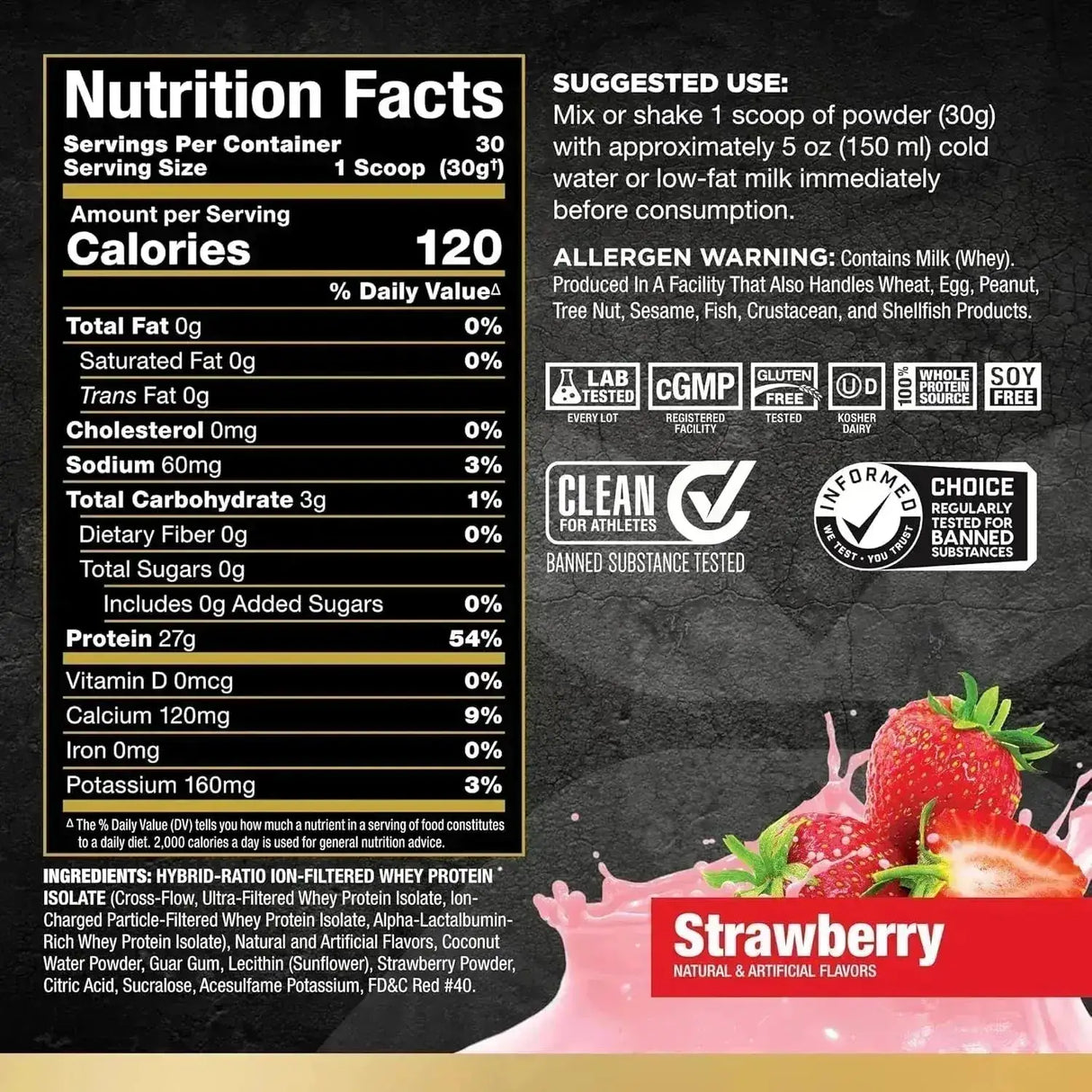 ALLMAX NUTRITION - ALLMAX Nutrition ISOFLEX Whey Protein Powder Strawberry 907Gr. - The Red Vitamin MX - Suplementos Alimenticios - {{ shop.shopifyCountryName }}