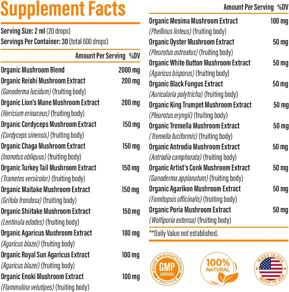 SZCZEKIN - SZCZEKIN Liposomal Mushroom Complex Drops 2 Fl.Oz. 2 Pack - The Red Vitamin MX - Suplementos Alimenticios - {{ shop.shopifyCountryName }}