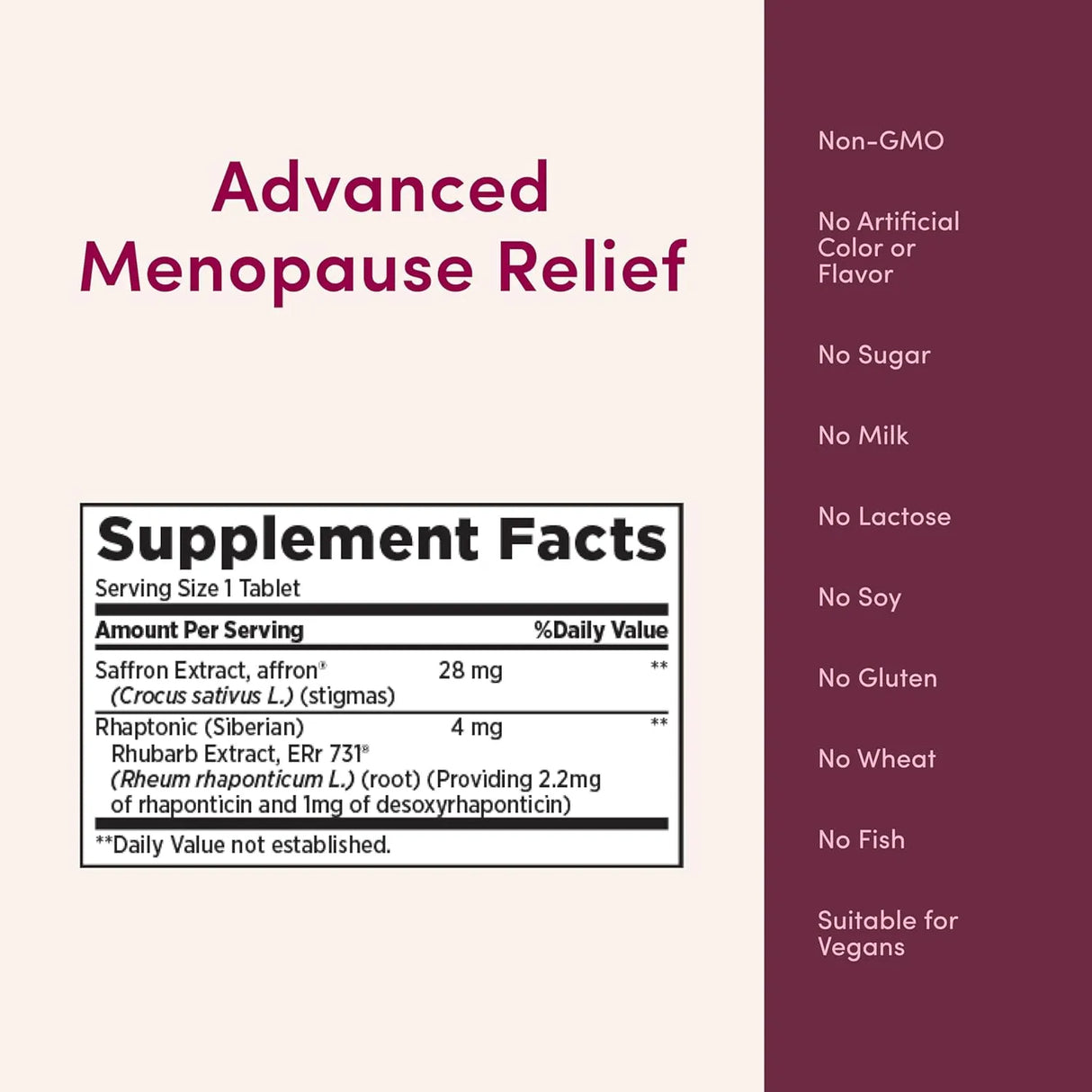 NATURE'S BOUNTY - Nature's Bounty Optimal Solutions Advanced Menopause Relief 30 Tabletas - The Red Vitamin MX - Suplementos Alimenticios - {{ shop.shopifyCountryName }}
