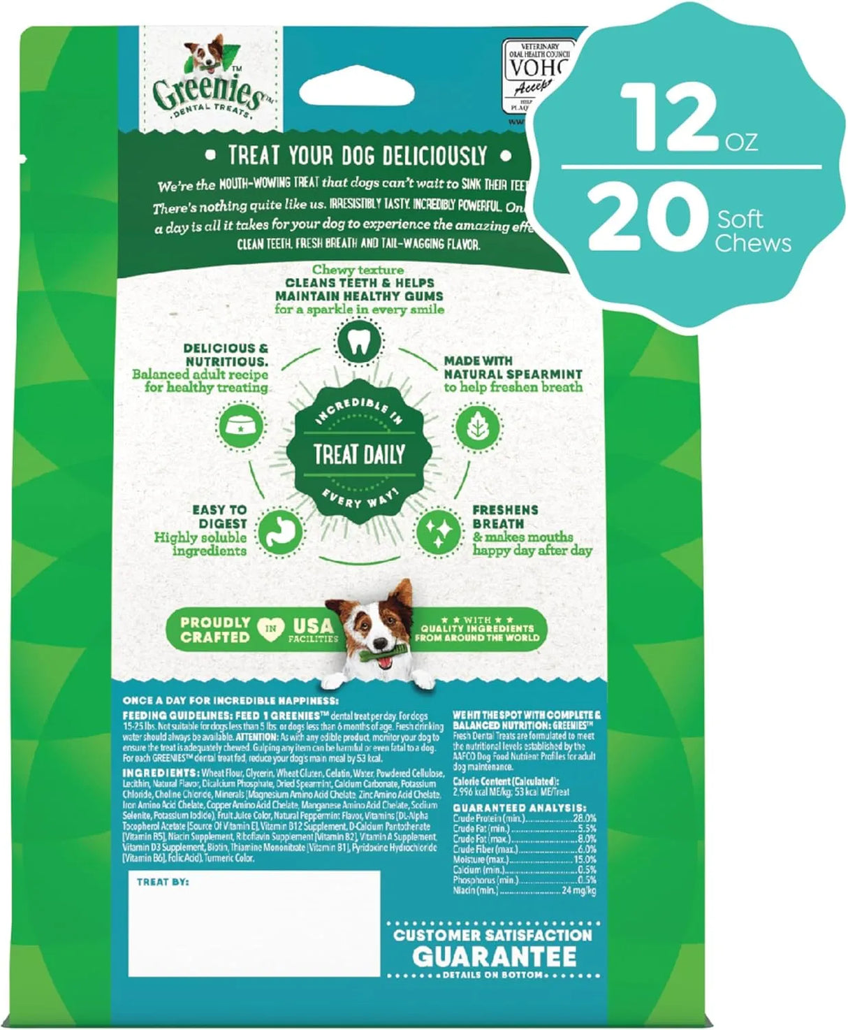 GREENIES - Greenies Petite Natural Dental Care Dog Treats Fresh Flavor 20 Piezas - The Red Vitamin MX - Cuidado Dental Para Perros - {{ shop.shopifyCountryName }}