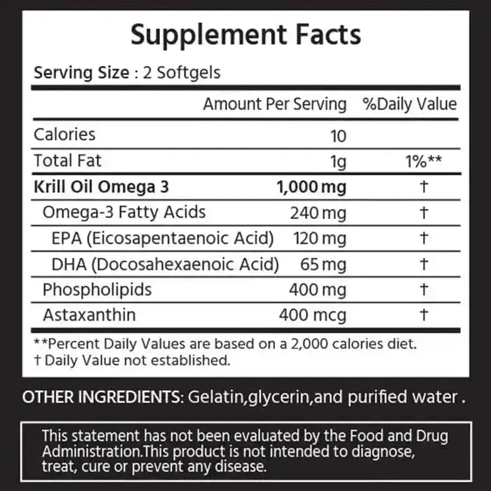 ML NATURALS - ML Naturals Krill Oil Mini Omega 3 1000Mg. 120 Capsulas Blandas - The Red Vitamin MX - Suplementos Alimenticios - {{ shop.shopifyCountryName }}