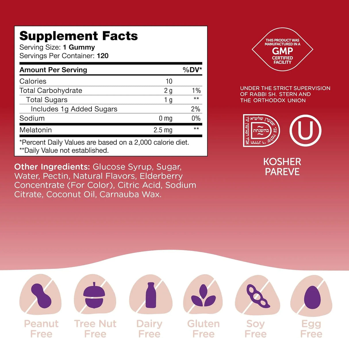ZAHLER - Zahler Chapter One Sleep Melatonin Gummies for Kids & Adults 2.5Mg. 120 Gomitas - The Red Vitamin MX - Suplementos Alimenticios - {{ shop.shopifyCountryName }}