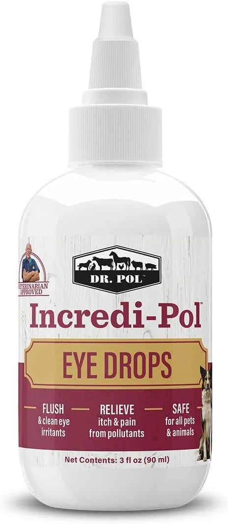 DR. POL - Dr. Pol Incredi-Pol Eye Drops for Dogs 3 Fl.Oz. - The Red Vitamin MX - Cuidado De Los Ojos De Los Perros - {{ shop.shopifyCountryName }}