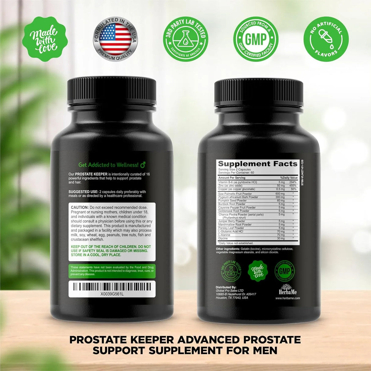HERBAME - HerbaMe Prostate Support 120 Capsulas - The Red Vitamin MX - Suplementos Alimenticios - {{ shop.shopifyCountryName }}