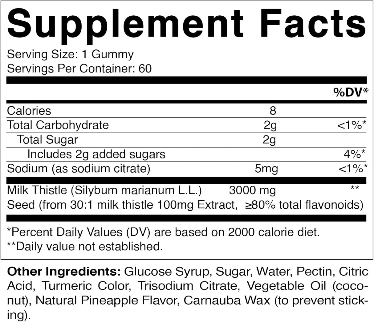 VITAMATIC - Vitamatic Milk Thistle Gummies 3000Mg. 60 Gomitas - The Red Vitamin MX - Suplementos Alimenticios - {{ shop.shopifyCountryName }}
