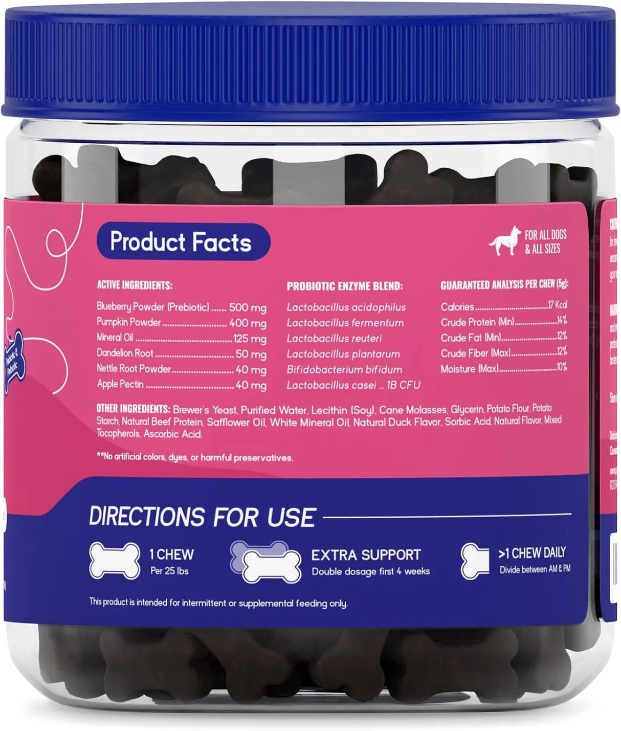 PUPGRADE - PupGrade Digestive Support Chews for Dogs Prebiotic and Probiotic 60 Masticables - The Red Vitamin MX - Probióticos Para Perros - {{ shop.shopifyCountryName }}
