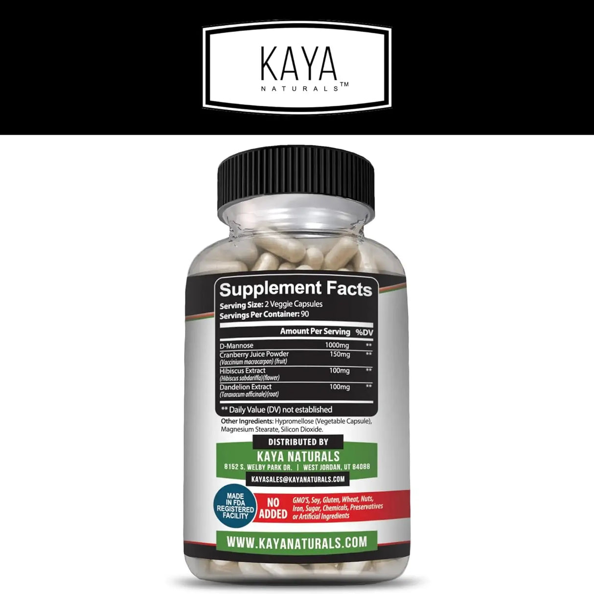 KAYA NATURALS - Kaya Naturals Urinary Tract Balance 180 Capsulas - The Red Vitamin MX - Suplementos Alimenticios - {{ shop.shopifyCountryName }}