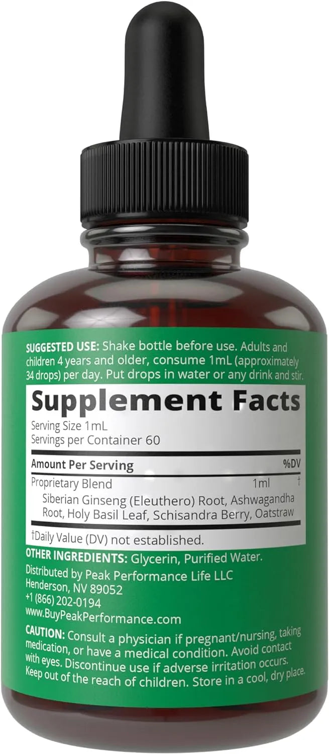 PEAK PERFORMANCE - Peak Performance Adrenal Support 2 Fl.Oz. - The Red Vitamin MX - Suplementos Alimenticios - {{ shop.shopifyCountryName }}