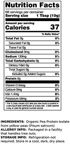 TERRASOUL SUPERFOODS - Terrasoul Superfoods Organic Pea Protein Unflavored 680Gr. 2 Pack - The Red Vitamin MX - Suplementos Alimenticios - {{ shop.shopifyCountryName }}