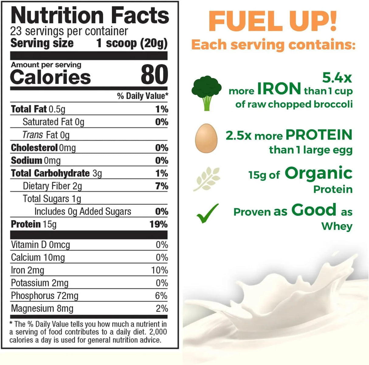 GROWING NATURALS - Growing Naturals Organic Rice Protein Powder 15g Original Unflavored 460Gr. - The Red Vitamin MX - Suplementos Alimenticios - {{ shop.shopifyCountryName }}