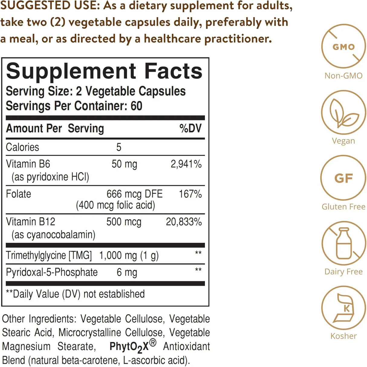 SOLGAR - Solgar Homocysteine Modulators 120 Capsulas - The Red Vitamin MX - Suplementos Alimenticios - {{ shop.shopifyCountryName }}