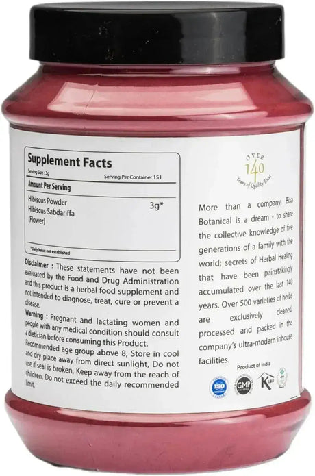 BIXA BOTANICAL - bixa BOTANICAL Hibiscus Powder 454Gr. - The Red Vitamin MX - Suplementos Alimenticios - {{ shop.shopifyCountryName }}