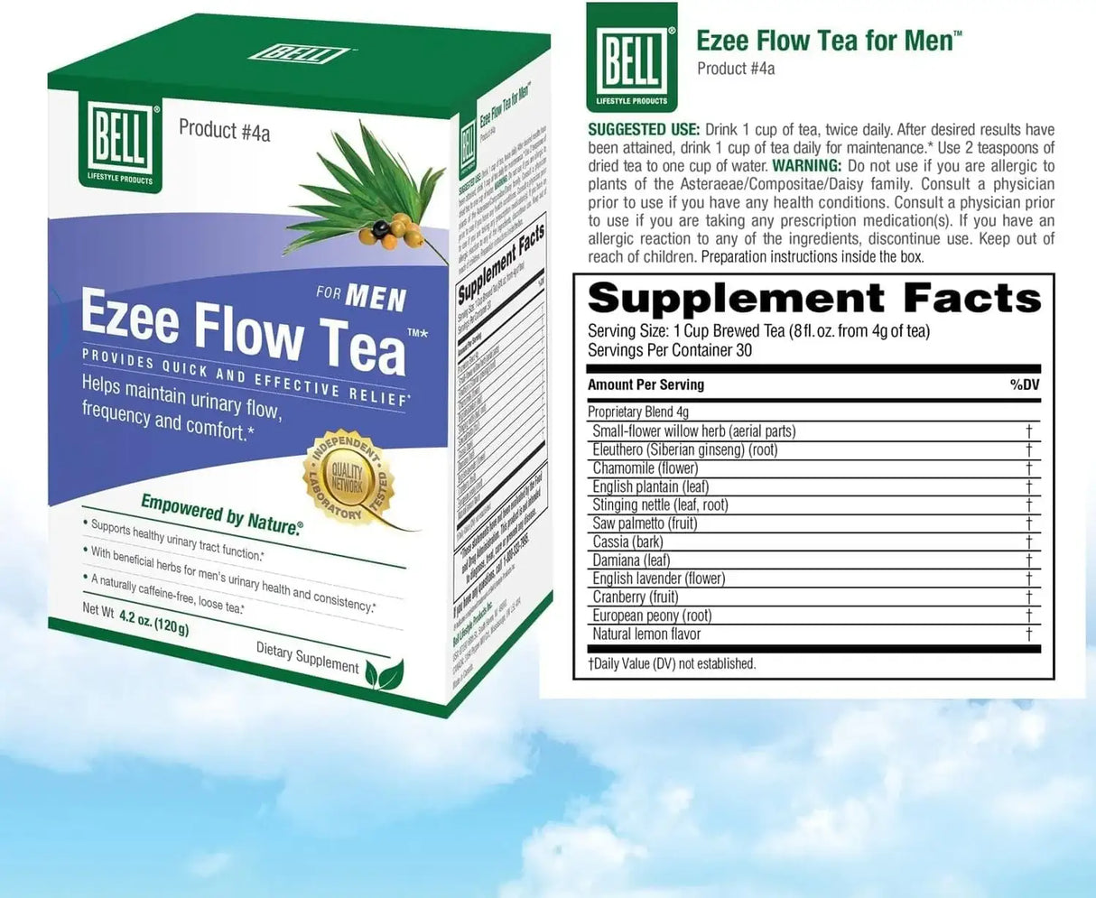 BELL - Bell Ezee Flow Urinary Support Tea for Men 120Gr. - The Red Vitamin MX - Suplementos Alimenticios - {{ shop.shopifyCountryName }}