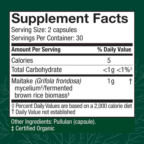 HOST DEFENSE - Host Defense Maitake 60 Capsulas - The Red Vitamin MX - Suplementos Alimenticios - {{ shop.shopifyCountryName }}