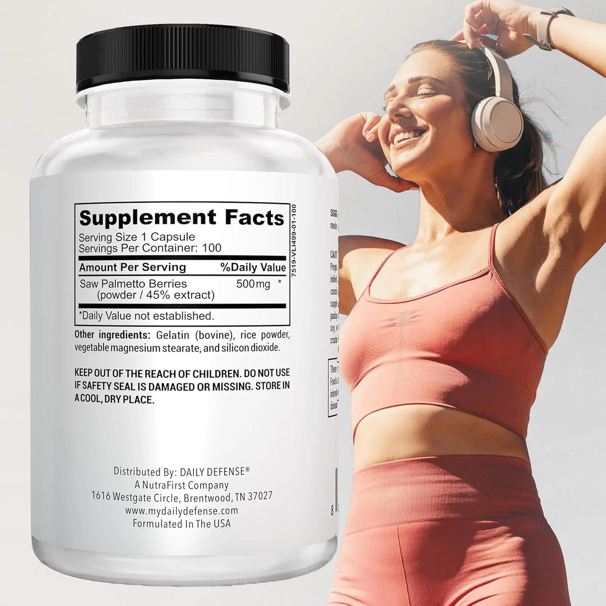 DAILY DEFENSE - Daily Defense Saw Palmetto Prostate Health 100 Capsulas - The Red Vitamin MX - Suplementos Alimenticios - {{ shop.shopifyCountryName }}