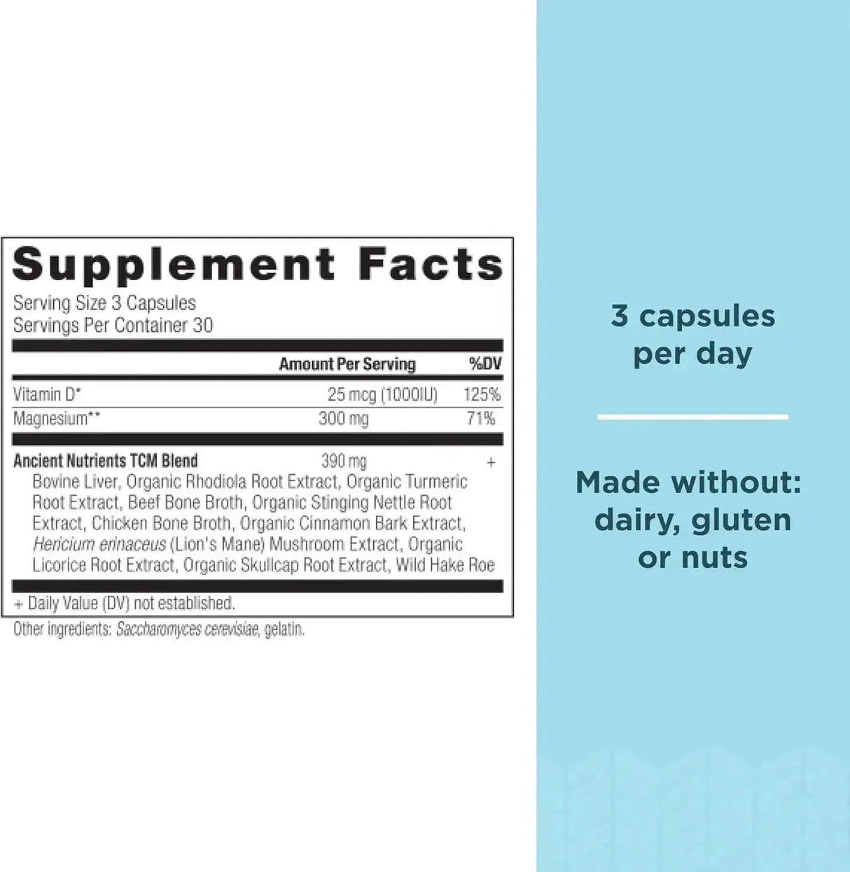 ANCIENT NUTRITION - Ancient Nutrition Magnesium 300Mg. 90 Capsulas - The Red Vitamin MX - Suplementos Alimenticios - {{ shop.shopifyCountryName }}