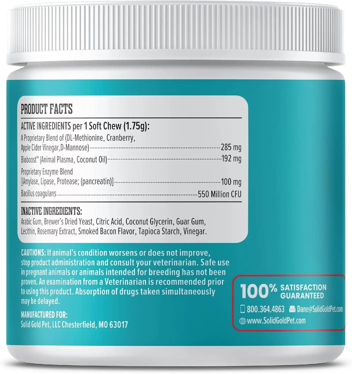 SOLID GOLD - Solid Gold Dog Pee Grass Repair Chews 120 Masticables - The Red Vitamin MX - Salud De Tracto Urinario Para Perros - {{ shop.shopifyCountryName }}