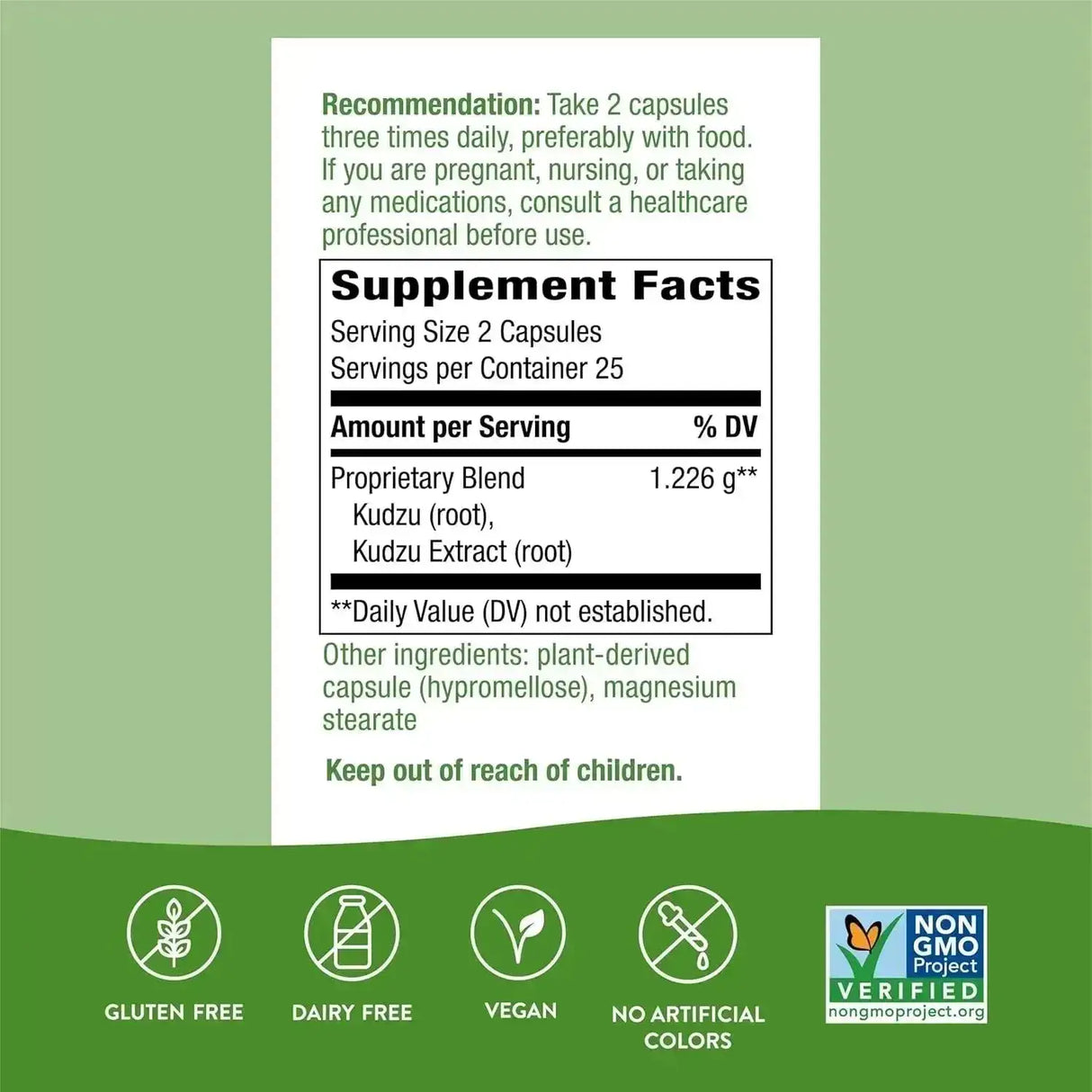 NATURE'S WAY - Nature's Way Herbal Kudzu Root 1,226Mg. 50 Capsulas - The Red Vitamin MX - Suplementos Alimenticios - {{ shop.shopifyCountryName }}