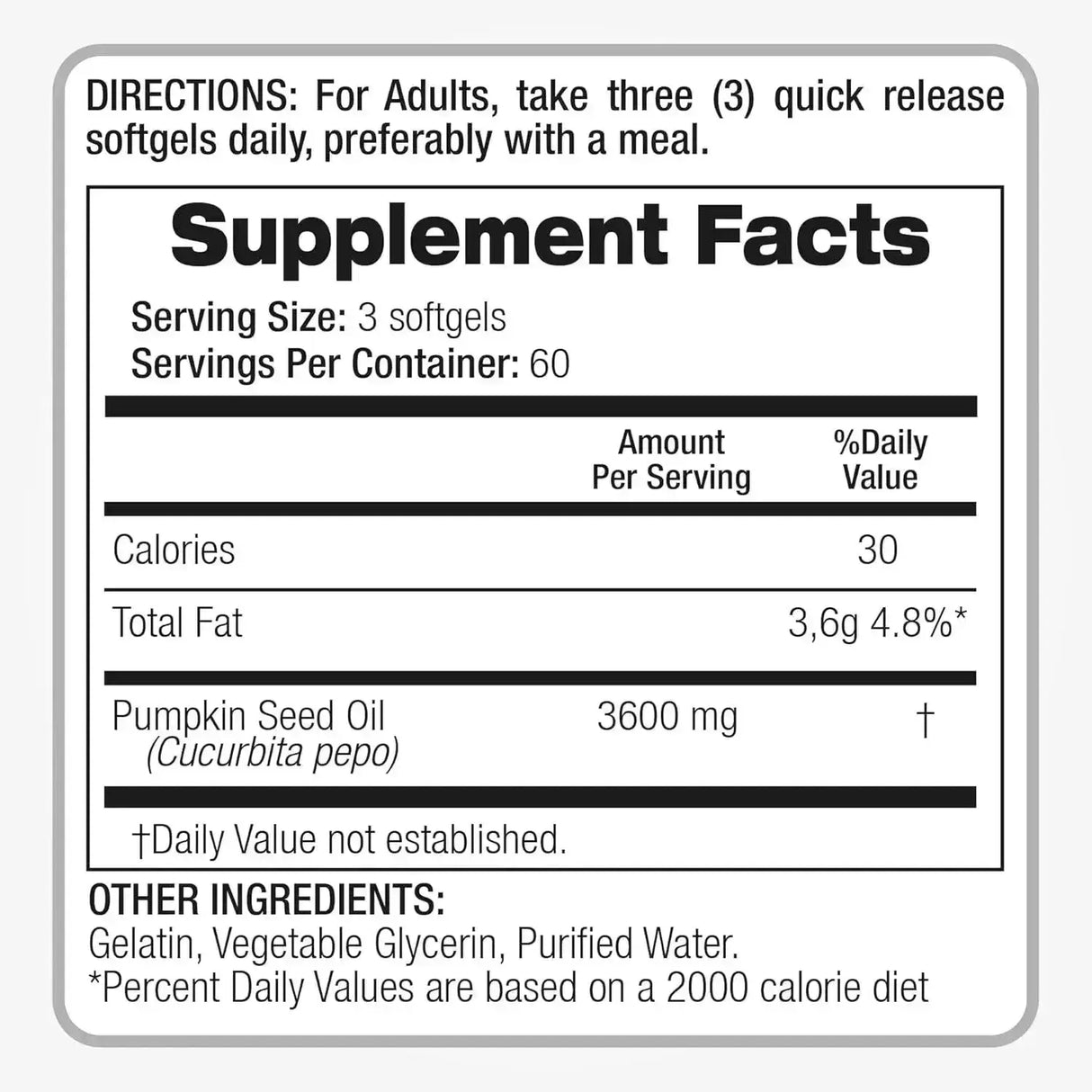 FITO MEDIC´S - FITO MEDIC'S Lab Pumpkin Seed Oil 3600Mg. 180 Capsulas Blandas - The Red Vitamin MX - Suplementos Alimenticios - {{ shop.shopifyCountryName }}