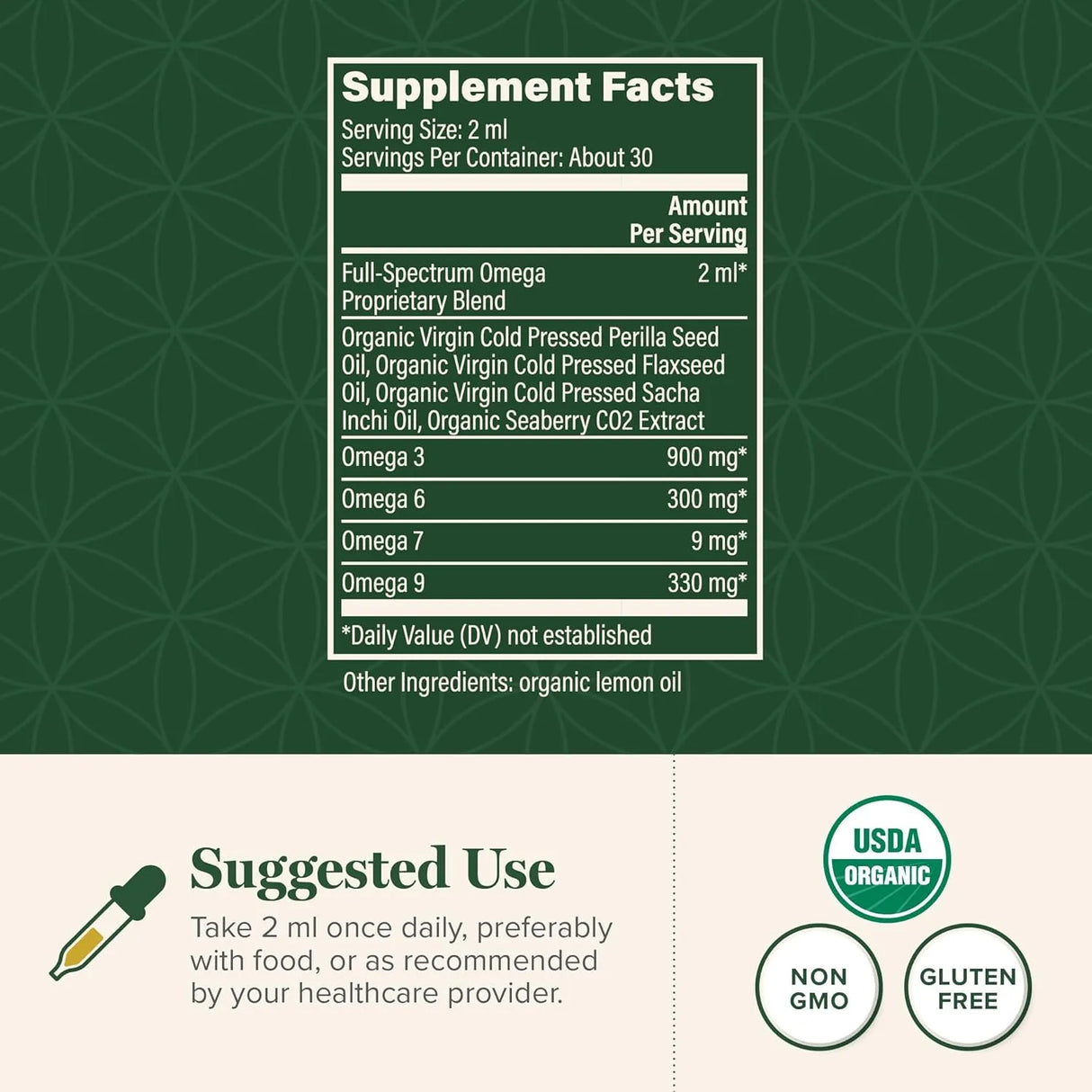 GLOBAL HEALING CENTER - Global Healing Organic Omega 3 6 9 and 7 2 Fl.Oz. - The Red Vitamin MX - Suplementos Alimenticios - {{ shop.shopifyCountryName }}