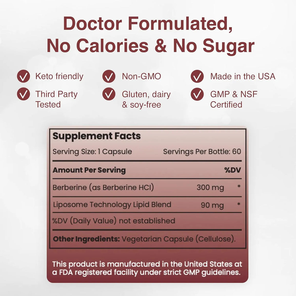 RHO NUTRITION - Rho Nutrition Liposomal Berberine 60 Capsulas - The Red Vitamin MX - Suplementos Alimenticios - {{ shop.shopifyCountryName }}