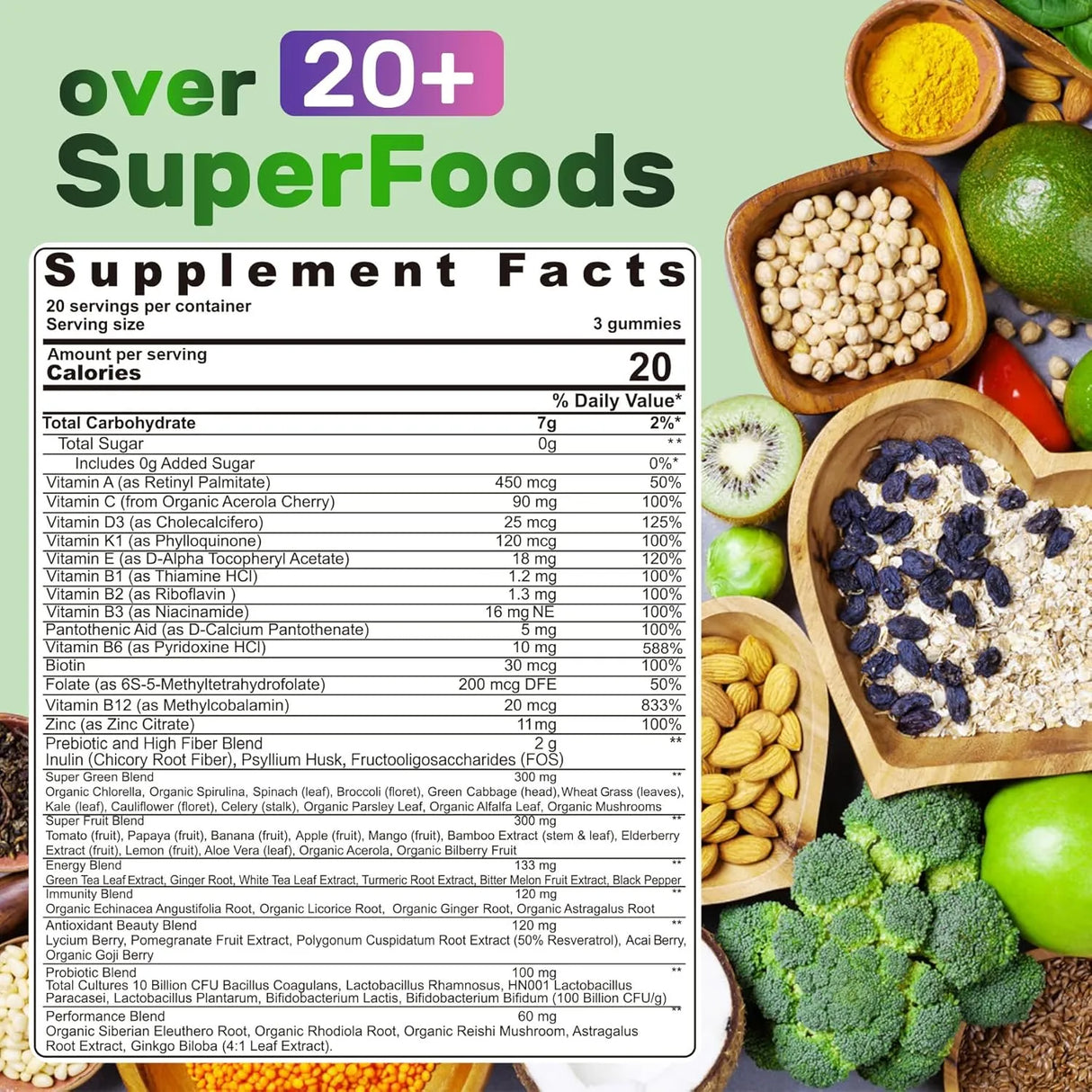 NEXTDIA - Nextdia Super Greens Gummies 60 Gomitas - The Red Vitamin MX - Suplementos Alimenticios - {{ shop.shopifyCountryName }}