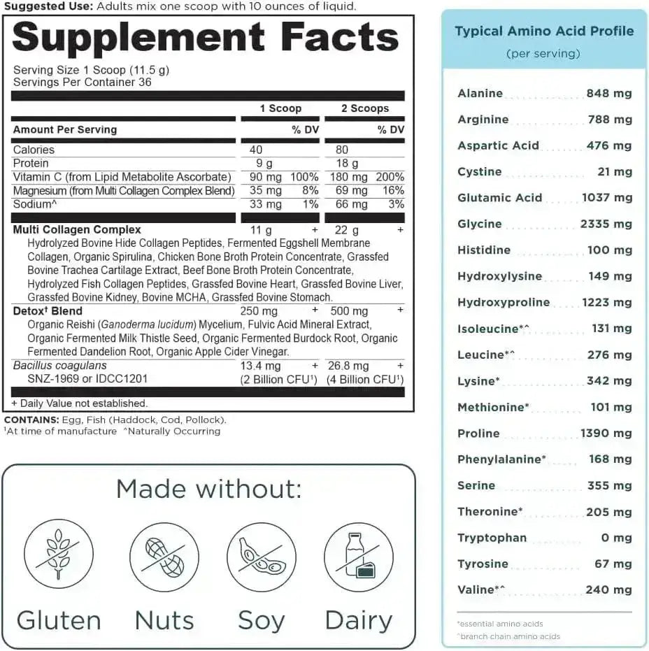 ANCIENT NUTRITION - Ancient Nutrition Advanced Collagen Powder Detox 414Gr. - The Red Vitamin MX - Suplementos Alimenticios - {{ shop.shopifyCountryName }}