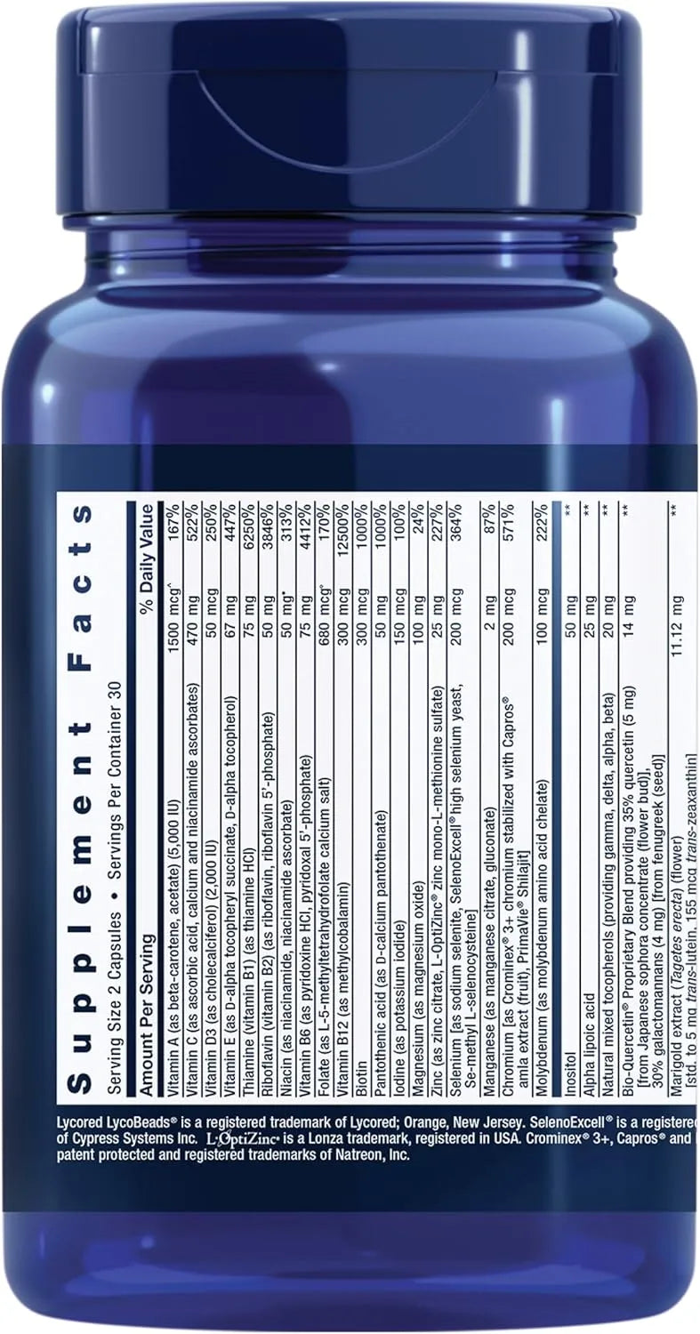 LIFE EXTENSION - Life Extension Two-Per-Day Multivitamin 60 Capsulas - The Red Vitamin MX - Suplementos Alimenticios - {{ shop.shopifyCountryName }}