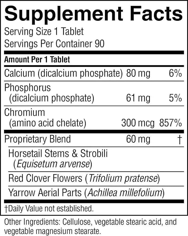 NATURES SUNSHINE - Nature's Sunshine Chromium GTF 300mcg 90 Tabletas - The Red Vitamin MX - Suplementos Alimenticios - {{ shop.shopifyCountryName }}