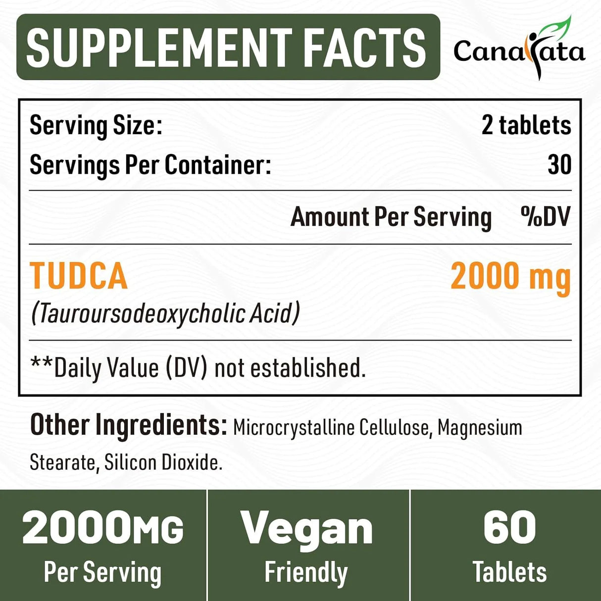 CANARATA - Canarata TUDCA Liver Support 2000Mg. 60 Capsulas 2 Pack - The Red Vitamin MX - Suplementos Alimenticios - {{ shop.shopifyCountryName }}