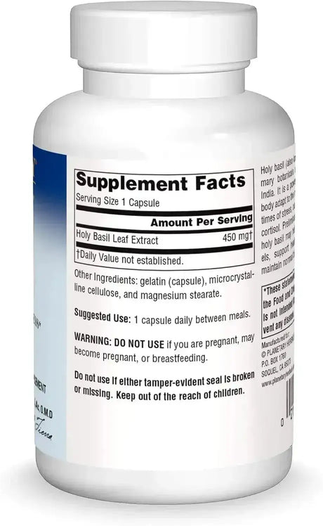 PLANETARY HERBALS - Planetary Herbals Holy Basil 60 Capsulas - The Red Vitamin MX - Suplementos Alimenticios - {{ shop.shopifyCountryName }}