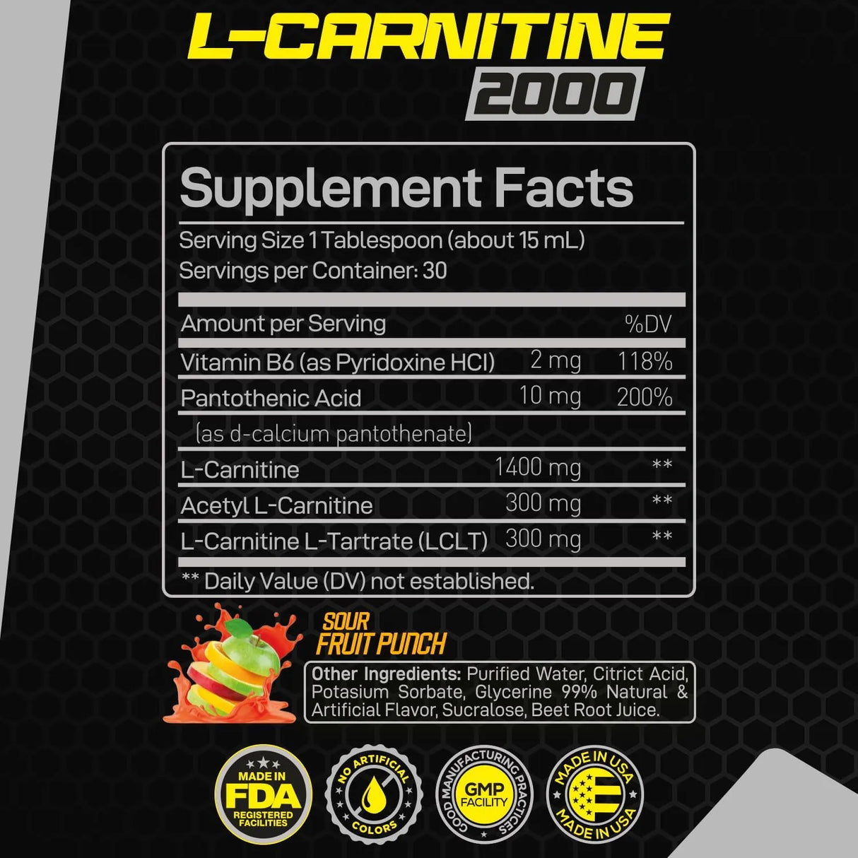 FORZAGEN - Forzagen L- Carnitine 2000 Liquid Sour Fruit Punch 30 Servicios 435Ml. - The Red Vitamin MX - Suplementos Alimenticios - {{ shop.shopifyCountryName }}