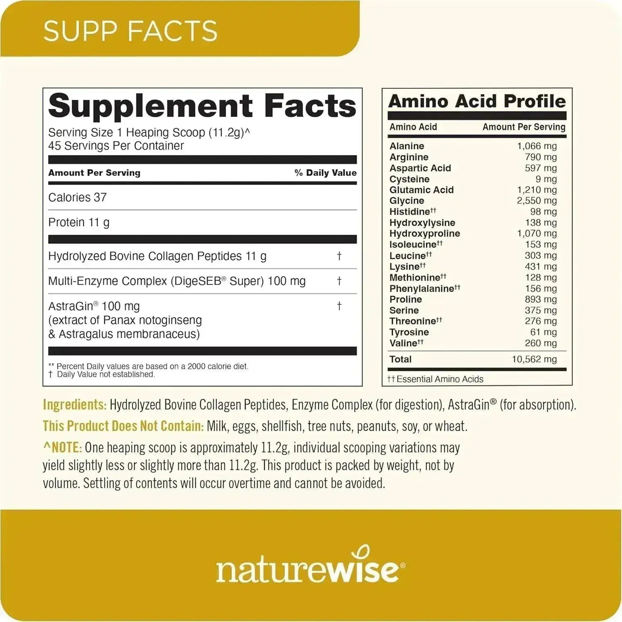 NATUREWISE - NatureWise Collagen Peptides Powder Type 1 & 3 504Gr. - The Red Vitamin MX - Suplementos Alimenticios - {{ shop.shopifyCountryName }}