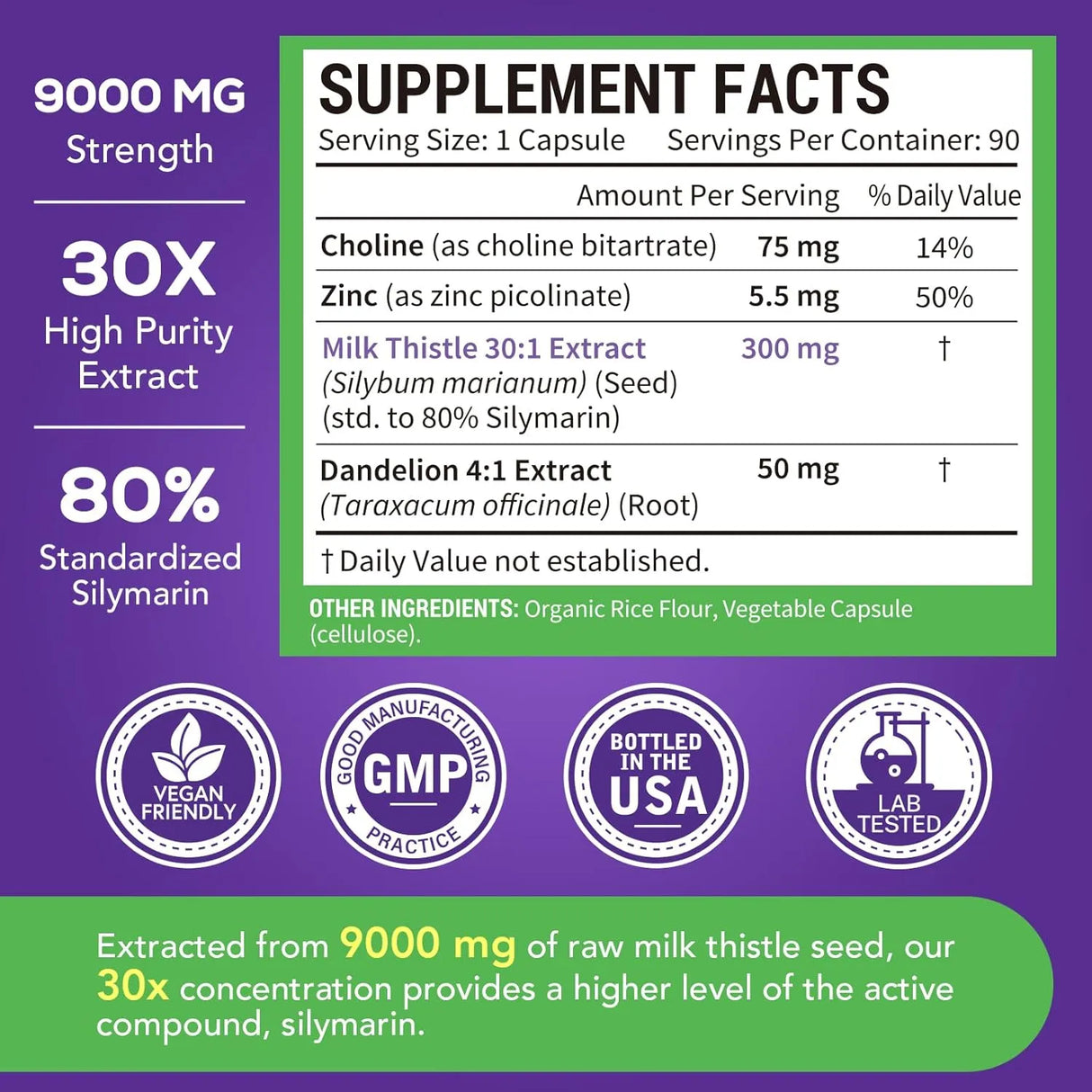 SUREBOUNTY - Surebounty 4-in-1 Milk Thistle Complex 90 Capsulas - The Red Vitamin MX - Suplementos Alimenticios - {{ shop.shopifyCountryName }}