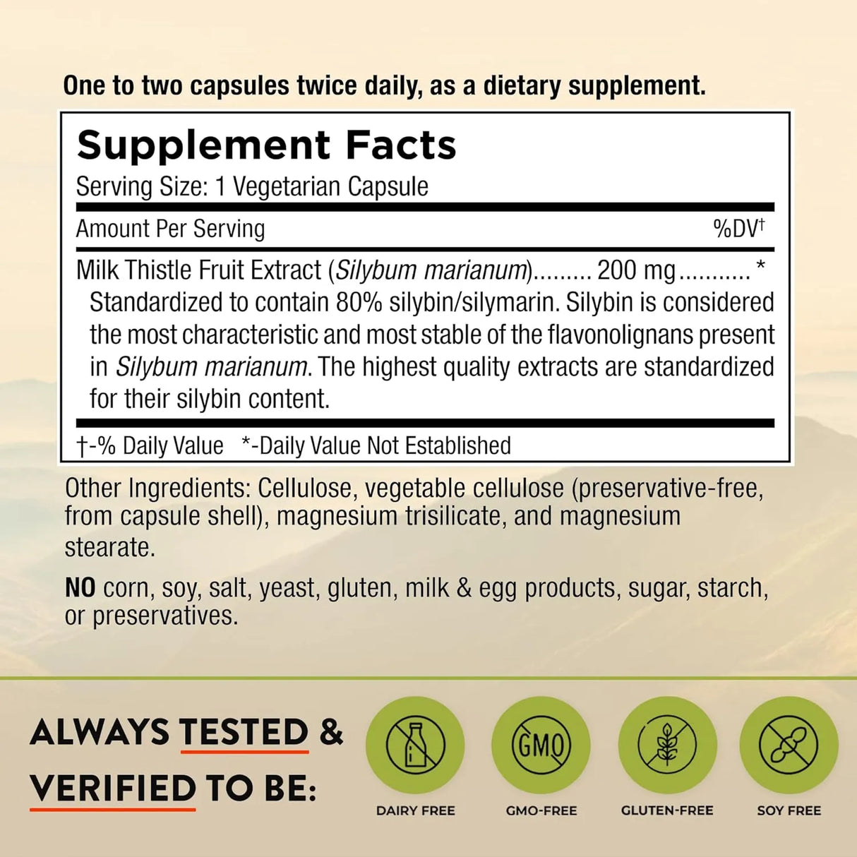 MT. ANGEL VITAMINS - Mt. Angel Vitamins' Milk Thistle 60 Capsulas - The Red Vitamin MX - Suplementos Alimenticios - {{ shop.shopifyCountryName }}