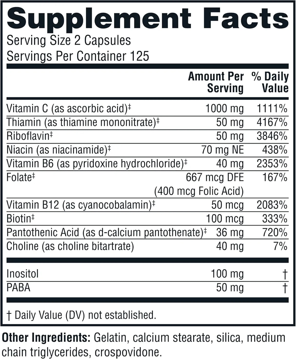 TWINLAB - Twinlab Stress B-Complex 250 Capsulas - The Red Vitamin MX - Suplementos Alimenticios - {{ shop.shopifyCountryName }}