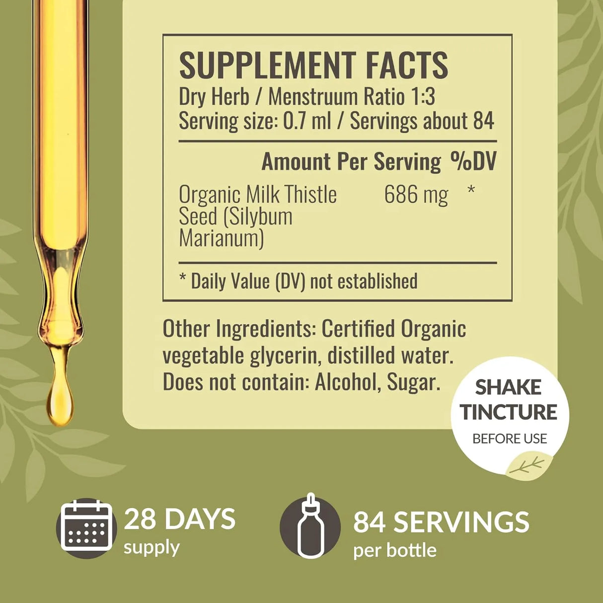 HERBAMAMA - HERBAMAMA Milk Thistle Drops 2 Fl.Oz. - The Red Vitamin MX - Suplementos Alimenticios - {{ shop.shopifyCountryName }}