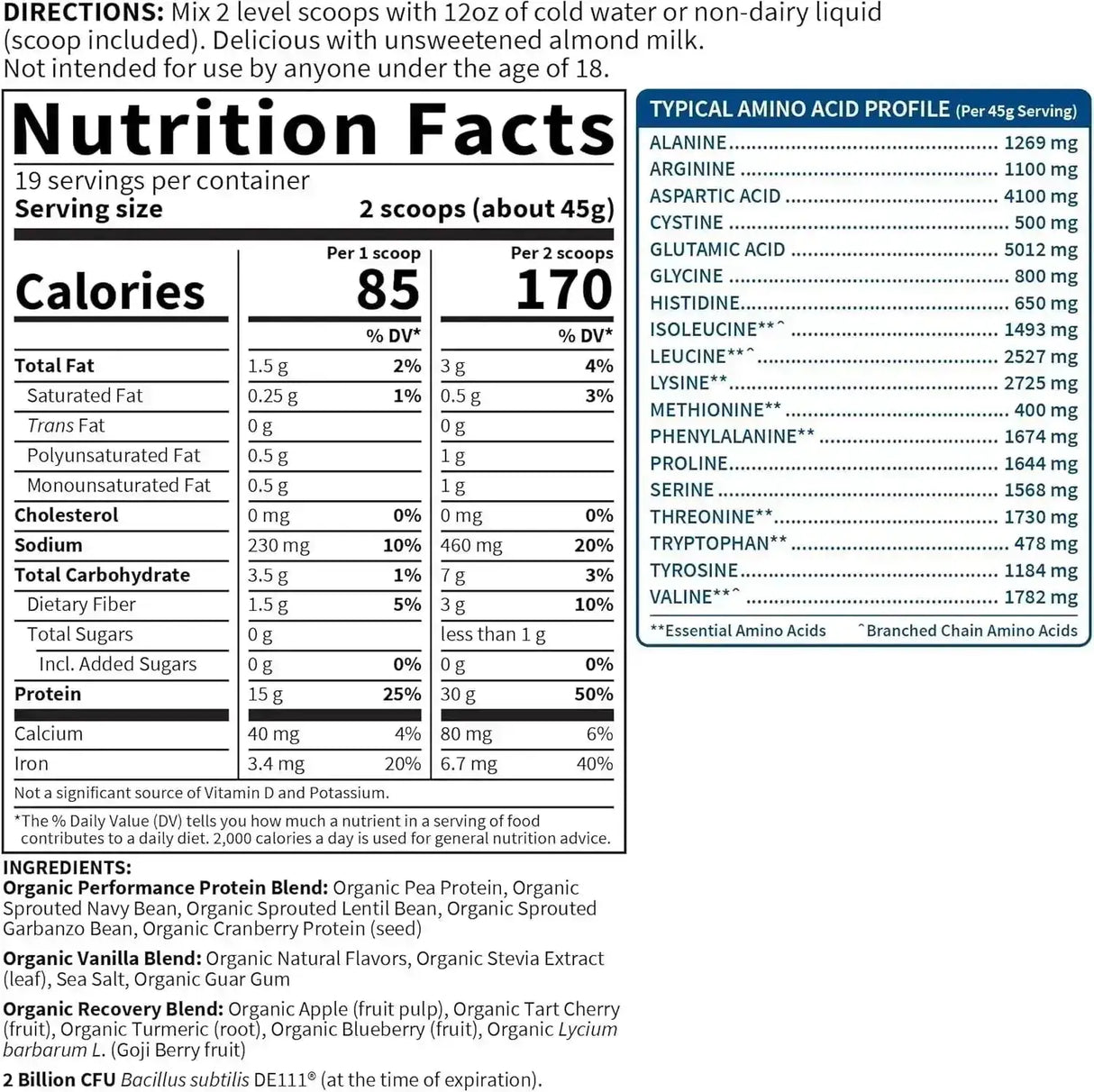 GARDEN OF LIFE - Garden of Life Organic Vegan Sport Protein Powder 19 Servicios Vanilla 855Gr. - The Red Vitamin MX - Suplementos Alimenticios - {{ shop.shopifyCountryName }}