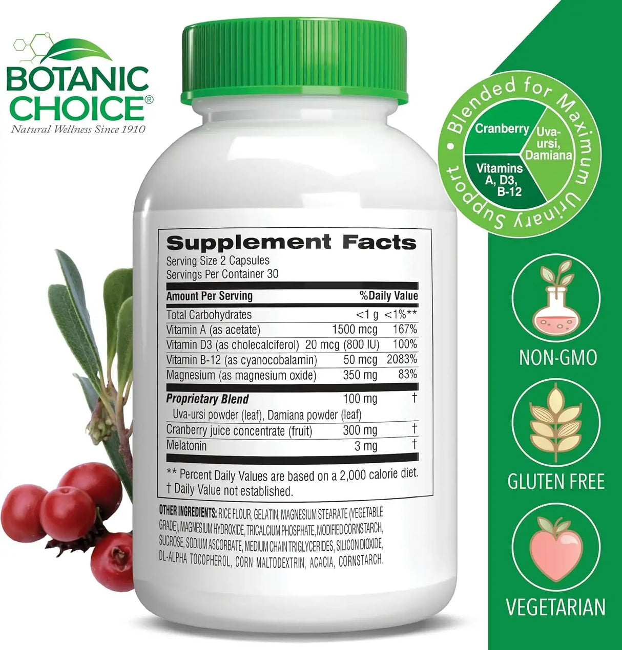 BOTANIC CHOICE - Botanic Choice Pro-Advanced Urinary Formula-Blend 60 Capsulas - The Red Vitamin MX - Suplementos Alimenticios - {{ shop.shopifyCountryName }}