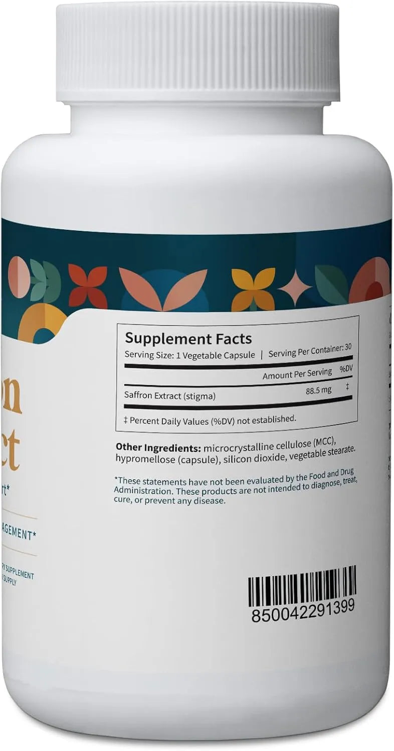 PATTERN WELLNESS - Pattern Wellness Saffron Extract 30 Capsulas - The Red Vitamin MX - Suplementos Alimenticios - {{ shop.shopifyCountryName }}