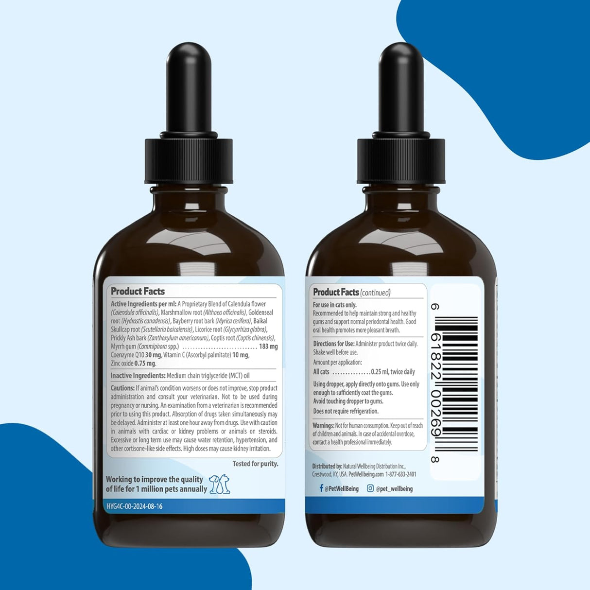 Pet Wellbeing Healthy Gums for Cats 4 Fl.Oz.