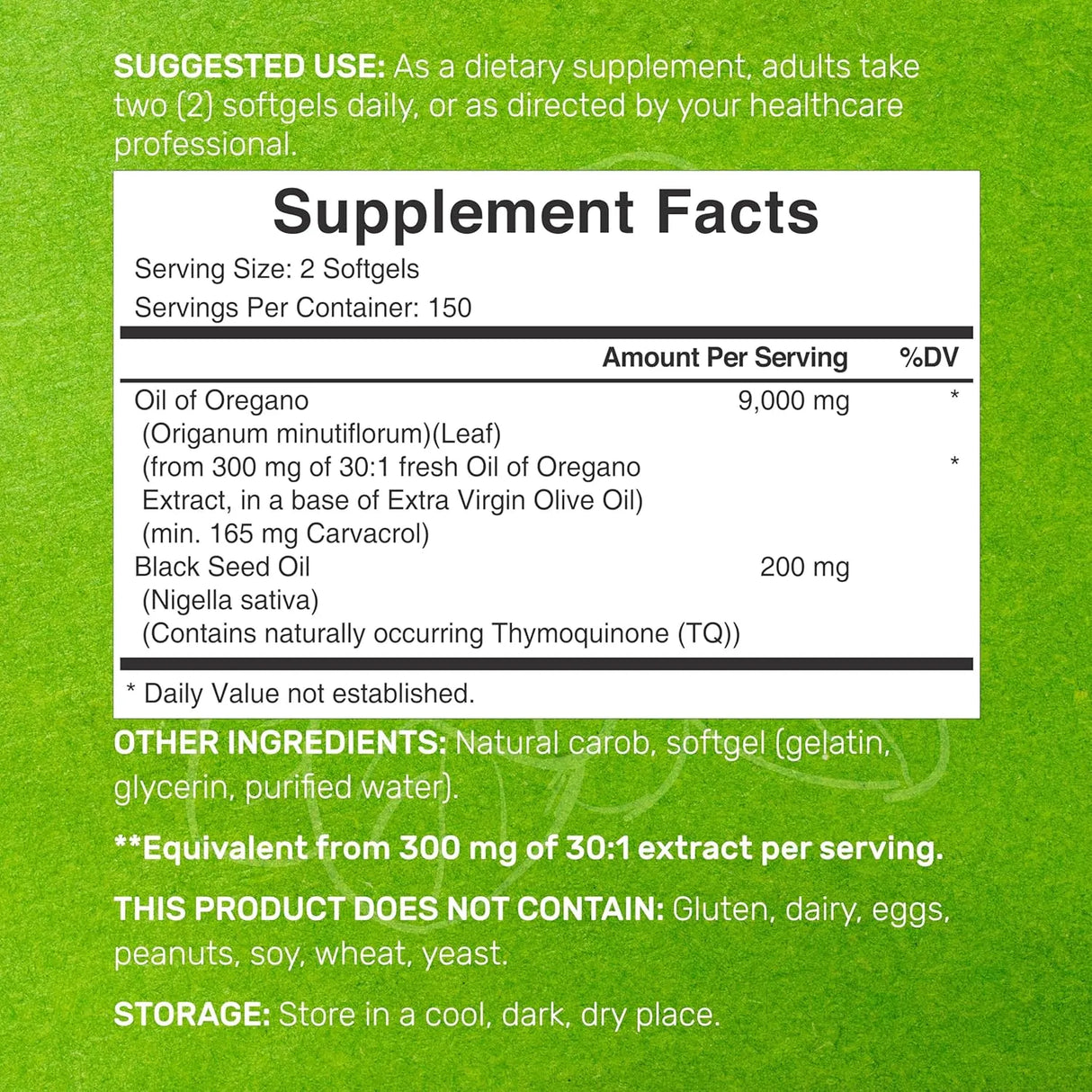 DEAL SUPPLEMENT - Deal Supplement Oil of Oregano 9,000Mg. 300 Capsulas Blandas - The Red Vitamin MX - Suplementos Alimenticios - {{ shop.shopifyCountryName }}