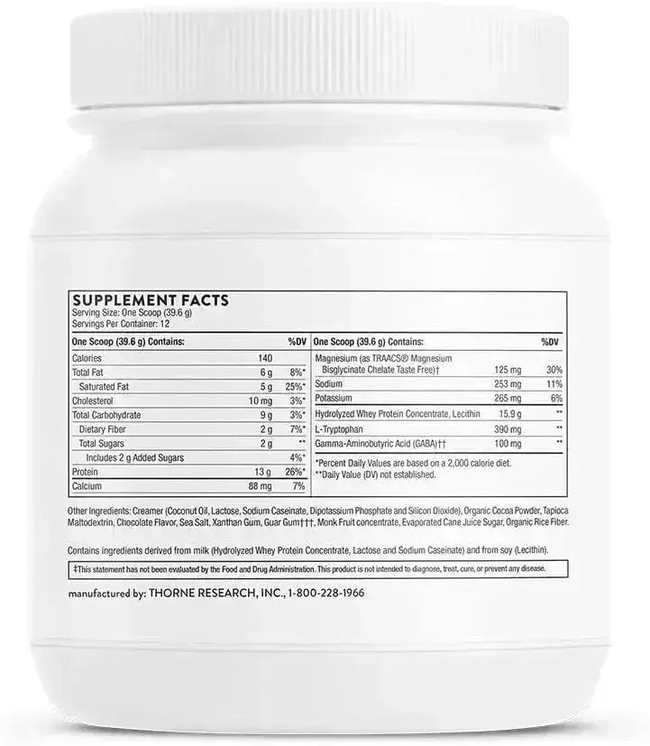 THORNE RESEARCH - THORNE RecoveryPro Whey Protein Muscle Recovery Chocolate 476Gr. - The Red Vitamin MX - Suplementos Alimenticios - {{ shop.shopifyCountryName }}