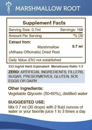 SECRETS OF THE TRIBE - Secrets of the Tribe Marshmallow Alcohol-Free Liquid Extract 4 Fl.Oz. - The Red Vitamin MX - Suplementos Alimenticios - {{ shop.shopifyCountryName }}