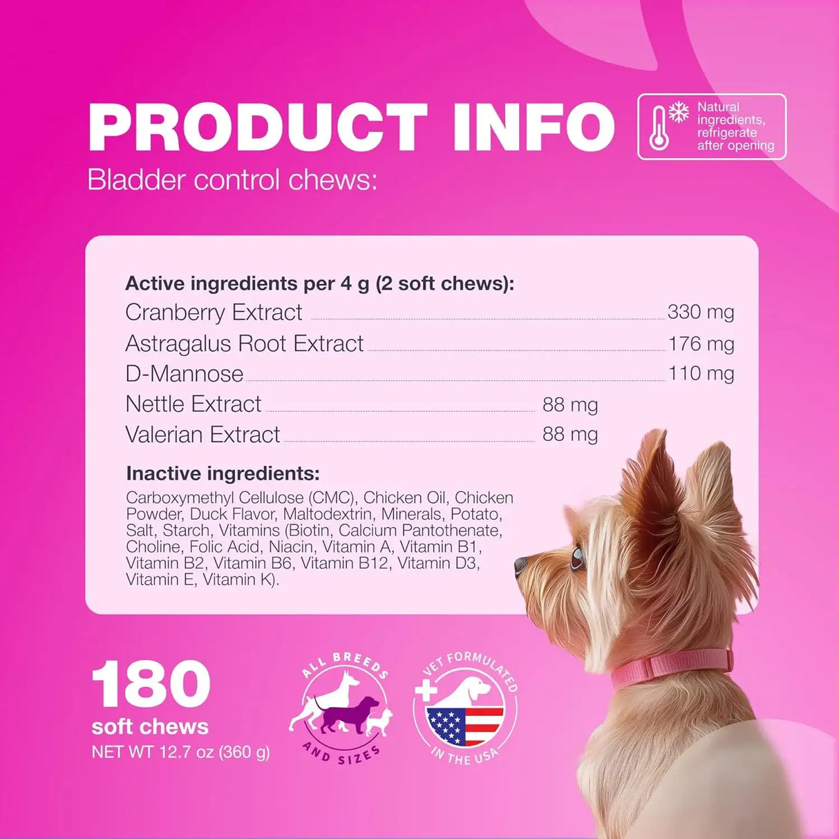 CHEWIA - CHEWIA Dog UTI Treatment 180 Masticables - The Red Vitamin MX - Salud De Tracto Urinario Para Perros - {{ shop.shopifyCountryName }}