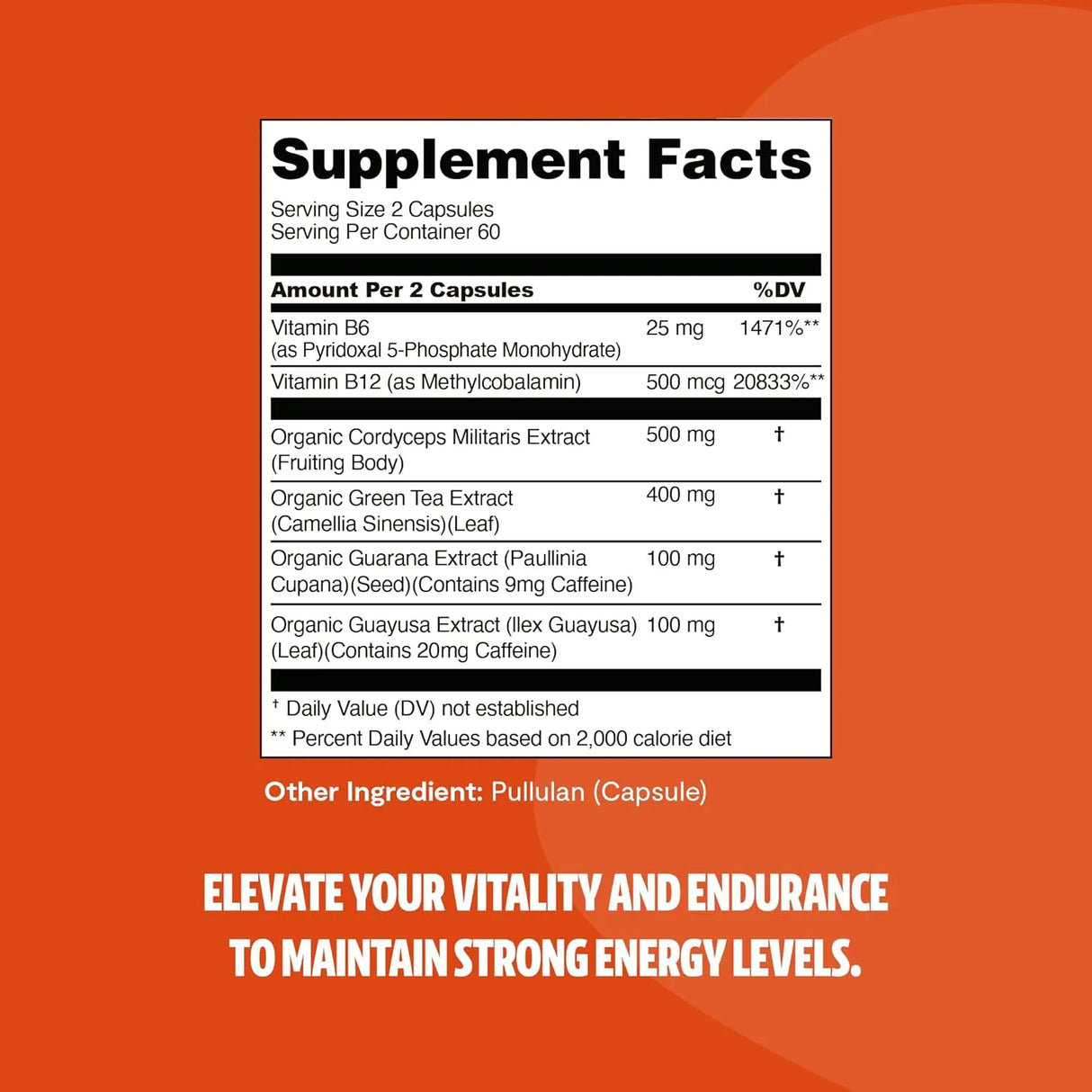 FRESHCAP - FreshCap 5-in-1 Energy with Cordyceps and Green Tea Extract 120 Capsulas - The Red Vitamin MX - Suplementos Alimenticios - {{ shop.shopifyCountryName }}