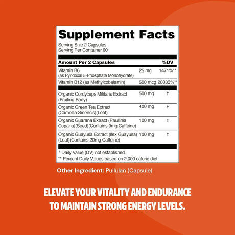 FRESHCAP - FreshCap 5-in-1 Energy with Cordyceps and Green Tea Extract 120 Capsulas - The Red Vitamin MX - Suplementos Alimenticios - {{ shop.shopifyCountryName }}